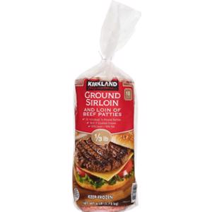 Kirkland Signature 1/3 lb Ground Sirloin Beef Patties