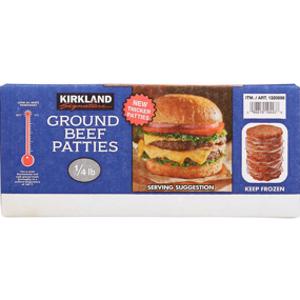 Kirkland Signature 1/4 lb Ground Beef Patties