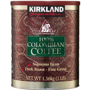 Kirkland Signature 100% Colombian Coffee