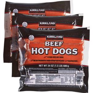 Kirkland Signature Beef Hot Dogs