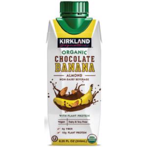 Kirkland Signature Organic Chocolate Banana Almond Milk