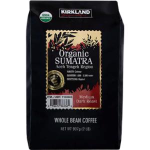 Kirkland Signature Organic Sumatra Whole Bean Coffee