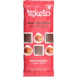 Kiss My Keto Toasted Hazelnuts Keto Dark Chocolate