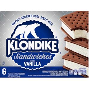 Klondike Classic Vanilla Ice Cream Sandwich