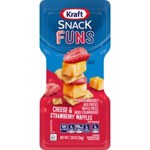 Kraft Cheese & Strawberry Waffles Snack Funs