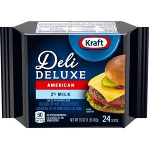 Kraft Deli Deluxe 2% Milk American Cheese Slices