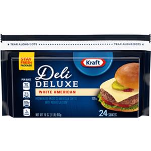Kraft Deli Deluxe White American Cheese Slices