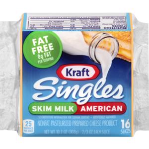 Kraft Fat Free American Cheese Singles