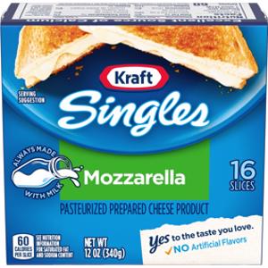 Kraft Mozzarella Cheese Singles