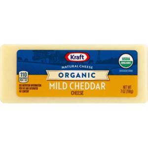 Kraft Organic Mild Cheddar Cheese Block