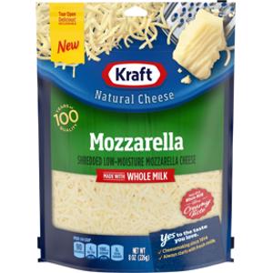 Kraft Shredded Whole Milk Mozzarella Cheese