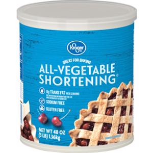 Kroger All-Vegetable Shortening