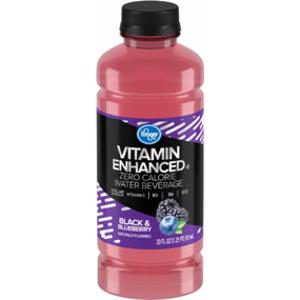 Kroger Black & Blueberry Vitamin Enhanced Water