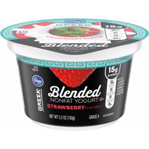 Kroger Blended Strawberry Flavor Nonfat Greek Yogurt