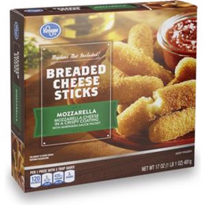 Kroger Breaded Mozzarella Cheese Sticks