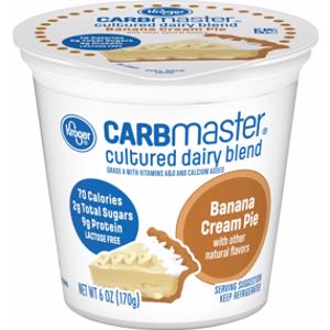 Kroger CarbMaster Banana Cream Pie Lowfat Yogurt