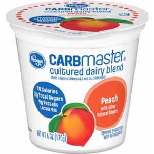 Kroger CarbMaster Peach Cultured Dairy Blend