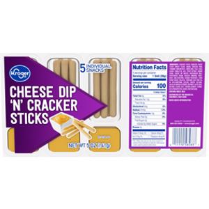 Kroger Cheese Dip 'N' Cracker Sticks