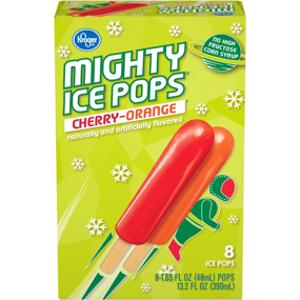Kroger Cherry-Orange Mighty Ice Pops