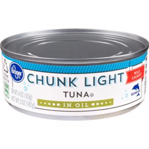 Kroger Chunk Light Tuna in Oil