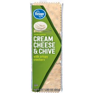 Kroger Cream Cheese & Chives Sandwich Crackers