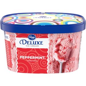 Kroger Deluxe Peppermint Ice Cream