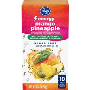 Kroger Energy Mango Pineapple Drink Mix