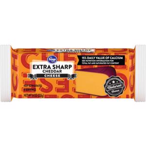 Kroger Extra Sharp Cheddar Cheese Slices