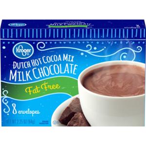 Kroger Fat Free Dutch Hot Milk Chocolate Cocoa Mix