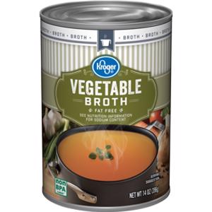 Kroger Fat Free Vegetable Broth