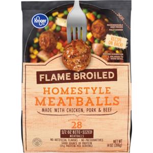 Kroger Flame Broiled Homestyle Meatballs