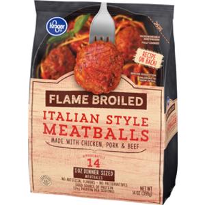 Kroger Flame Broiled Italian Style Meatballs