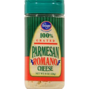 Kroger Grated Parmesan Romano Cheese