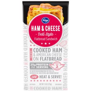 Kroger Ham & Cheese Flatbread Sandwich