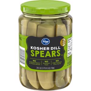 Kroger Kosher Dill Spear Pickles
