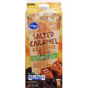 Kroger Light Salted Caramel Iced Coffee