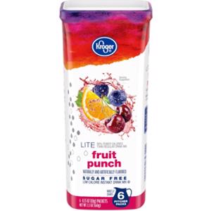 Kroger Lite Fruit Punch Drink Mix