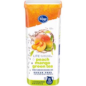 Kroger Lite Peach Mango Green Tea Drink Mix