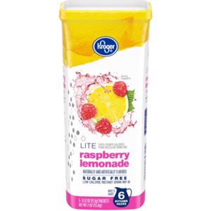 Kroger Lite Raspberry Lemonade Drink Mix