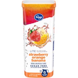 Kroger Lite Strawberry Orange Banana Drink Mix