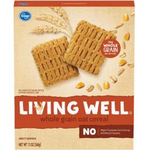 Kroger Living Well Whole Grain Oat Cereal