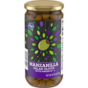 Kroger Manzanilla Salad Olives w/ Pimiento