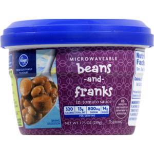 Kroger Microwavable Beans & Franks
