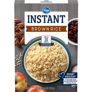 Kroger Microwaveable Brown Rice