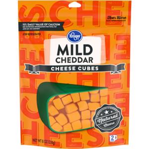 Kroger Mild Cheddar Cheese Cubes