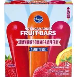Kroger No Sugar Added Fruit Bar