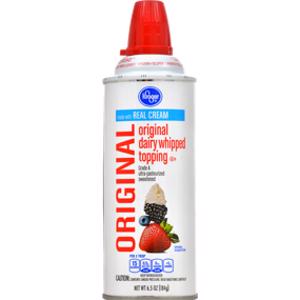 Kroger Original Whipped Cream