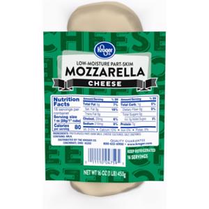 Kroger Part-Skim Mozzarella Cheese Log