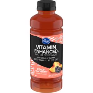Kroger Peach Blackberry Vitamin Enhanced Water