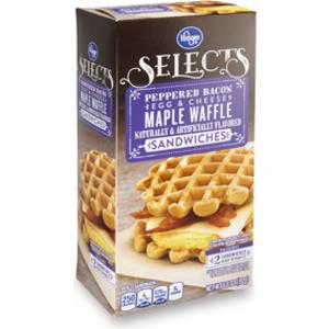 Kroger Peppered Bacon Maple Waffle
